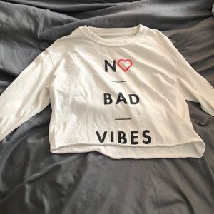 rue21 cropped long sleeve shirt